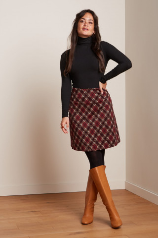 Border Skirt Riley Jacquard