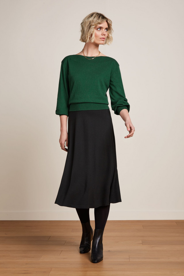 Juno Midi Skirt Milano Crepe